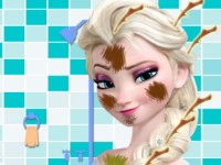 Игра Холодное сердце 2 чистка королевы Эльзы Игра Холодное сердце 2 чистка королевы Эльзы